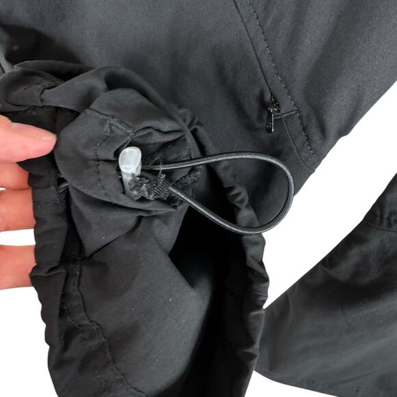 Eddie Bauer Black Nylon Mid Rise Lightweight Cropped Capri Hiking Pants Size 10 - Picture 6 of 9